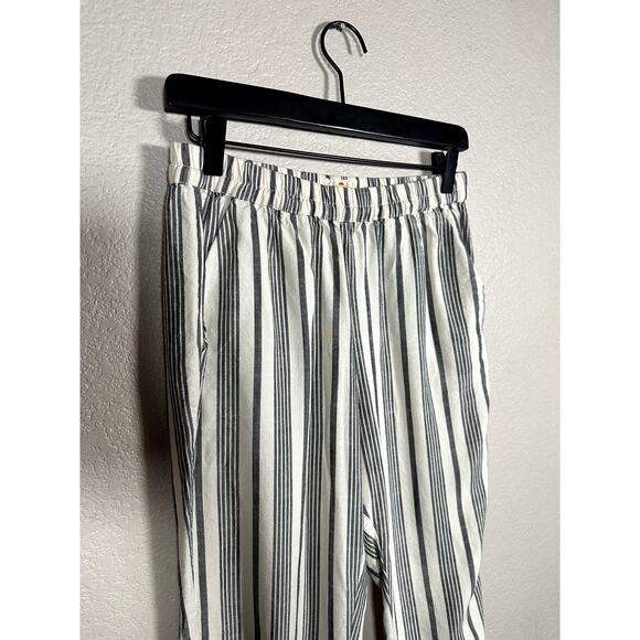 Marine Layer Striped Cropped Allison Pull On Pant Size Small - Picture 3 of 10